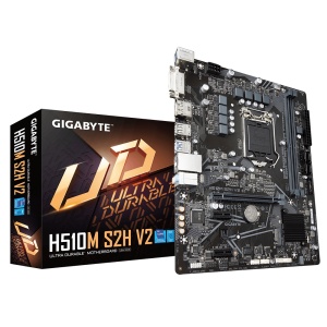 Gigabyte Intel H510M Ultra Durable Motherboard with 6+2 Phases Digital VRM, PCIe 4.0* Design, Realtek 8118 Gaming LAN, 4 Display Interfaces Support , Anti-Sulfur Resistor, Smart Fan 6 H510M S2H