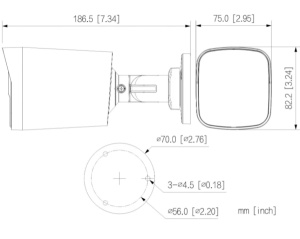 HAC-HFW1249X-A-PRO-0280B-DIP 4U1 2MP WIZCOLOR BULLET KAMERA; LITE SERIJA; AI-ISP; STARLIGHT; 2.8MM; - Img 3