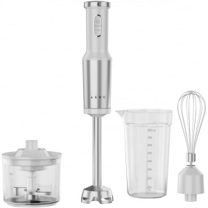 Hand Blender, 1200W in CB, White, Tiger Teeth Cutter, Whisk, Food Processor, Cup AHB0004W - Img 4