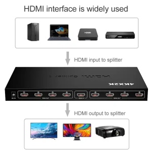 HDMI spliter 1/8 aktivni 5V/3A KT-HSP 1.8 Kettz - Img 2