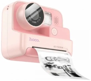 hoco. Dečija kamera sa štampačem, 2 inča IPS LCD, 720p, microSD - DV200 Pink - Img 3