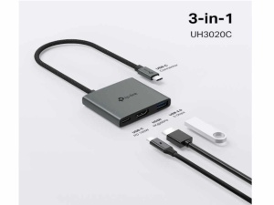 Hub TP-LINK UH3020C USB Type-C 3-Port Hub/1*HDMI 4K@60Hz//1*PD 100W/1*USB Type-A 5Gbps - Img 3