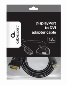 Kabl Cablexpert CC-DPM-DVIM-6 Displayport - DVI 24+1 1,8m * - Img 3