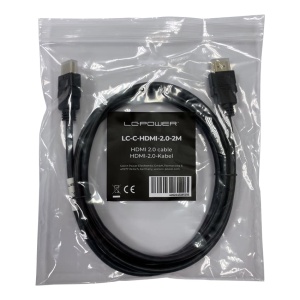 Kabl LC Power LC-C-HDMI-2.0-2M HDMI (M) na HDMI (M) 2m Black