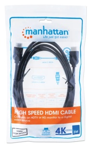 Kabl Manhattan 306126 HDMI M/M 4K/30Hz/3m - Img 6