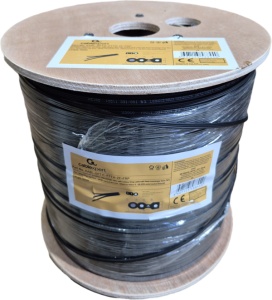 KABL-OPTIC-FTTH-2F-FRP Gembird Opticki kabl 2-vlakna SM G657A1 Flat, Outdoor, sa sajlom 1mm, 1000m - Img 3