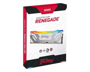 KINGSTON CUDIMM DDR5 24GB 8400MT/s KF584CU40RWA-24 FURY Renegade White RGB XMP * - Img 1