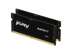 Kingston DDR5 32GB (2x16GB) SO-DIMM 5600MT/s [FURY IMPACT], Non-ECC Unbuffered, CL40 1.1V, 262-pin 1Rx8, Memory Kit KF556S40IBK2-32