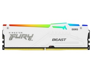 KINGSTON DIMM DDR5 16GB 6000MT/s KF560C30BWEA-16 FURY Beast RGB White EXPO - Img 2
