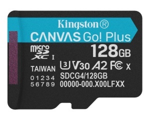 KINGSTON Memorijska kartica U3 V30 microSDXC 128GB Canvas Go Plus 200MB/s A2 SDCG4/128GBSP - Img 2