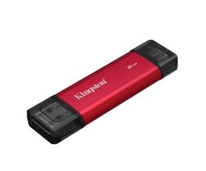 Kingston Portable SSD 2TB, SPSD, USB 3.2 Gen.2 Type-A/Type-C, Read up to 1,050MB/s, Write up to 950 MB/s, Red SPSD/2TB * - Img 1