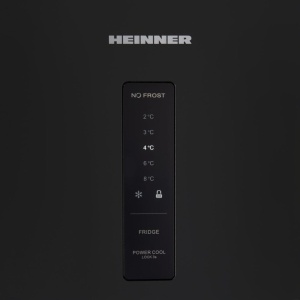 Kombinovani frižider HEINNER HF-HM415NFDXE++ 415l/70x178cm/No frost/crni - Img 3