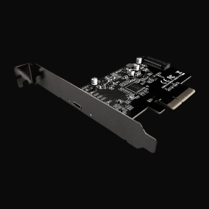 Kontroler LC Power LC-PCI-C-USB32-2X2 PCI Card with USB-C connector(USB 3.2 Gen 2x2) + External NVME M.2