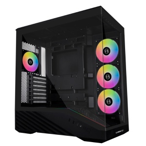 Kućište Lian Li Vector V100 Midi-Tower, ATX, RGB, Window, CRNO - Img 1