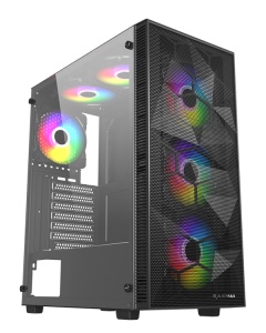 Kuciste Raidmax Talos ARGB window/black, 4x 120mm/650W