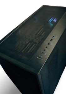Kuciste Tracer 2234 ATX, providna stranica, ugradjena 4xRGB kulera, Crno - Img 2