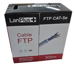 LanPlus FTP CAT5e outdoor, 305m, PE sheath, UV resistant - Img 2