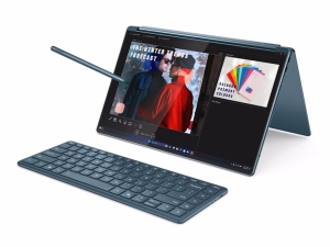 Laptop LENOVO Yoga Book 9 14IAH10 Win11 Pro/14" 2.8K OLED MT/U7-255H/32GB/1TB/bklt eng/smaragd - Img 5