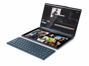 Laptop LENOVO Yoga Book 9 14IAH10 Win11 Pro/14" 2.8K OLED MT/U7-255H/32GB/1TB/bklt eng/smaragd - Img 6