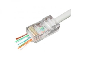LC-PTU-01/50 Gembird Universal pass-through modular CAT5 UTP plug 8P8C, 50 u pak /CENA PO PAKOVANJU - Img 2