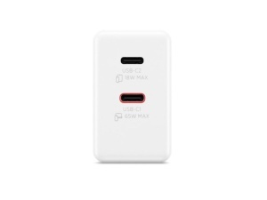 Lenovo Dual USB-C 65W GaN punjac beli (1.5m) - Img 2