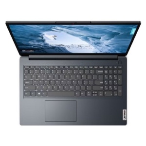 Lenovo IdeaPad 1 15IJL7 (Abyss Blue) Celeron N4500 2.8GHz/4MB 8GB DDR4 (1xSoDIMM) 256GB-SSD-M.2-NVMe 15.6" FHD (1920x1080) AG 720p UHD Graphics 600-Graphics WiFi6-ax HDMI SD-reader BT5.2 TPM2.0 NumPad 42Wh 1.55kg DOS 82LX00BHYA