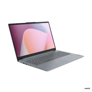 Lenovo IdeaPad Slim 3 15AMN8 (Arctic Grey) 4-Core Ryzen 5 40 4.3GHz/6MB 8GB DDR5 512GB-SSD 15.6" FHD IPS (1920x1080) 300n AG 720p Radeon-610M Graphics WiFi6 HDMI SD BT5.2 TPM2.0 USB-C/DP NumPad 47Wh 1.62kg DOS NO PWR ADP 3YW 82XQ01NXYA