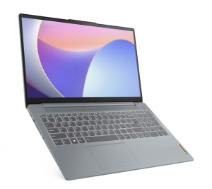 Lenovo IdeaPad Slim 3 15IRU8 (Arctic Grey) 6-Core i3-1315U 4.5GHz/10MB 8GB DDR5 512GB-SSD-NVMe 15.6" FHD (1920x1080) AG 720p UHD-Graphics WiFi-AC HDMI SD-Rdr BT5.1 TPM USB-C/DP NumPad 47Wh 1.55kg DOS 82X700GFYA - Img 2