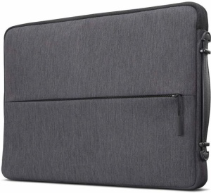 Lenovo Lenovo 15.6-inch Laptop Urban Sleeve Case, Grey, Water-resistant, Corner bumper, Cushion underneath zipper, Accessory pocket, Anti-slip puller GX40Z50942