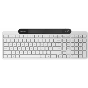 Lenovo Lenovo 800 Self-Charging Bluetooth Keyboard White US English 103P Self-Charging by Ambient Light Bluetooth 5.1 USB-C GY41R69601