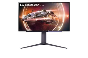 LG 26.5" UltraGear OLED 2560x1440@240Hz, 16:9, 1500000:1, 0.03ms, 275 cd/m2, 178º/178º, HDR10, Free Sync Premium Pro, 2 HDMI 2.1, 1 DP 1.4 , Upstream:1 USB-B 3.2, Downstream:2 USB-A 3.2, VESA 100x100mm, Height, Pivot, Tilt, Swivel, Black, 3yw 27GS95QE-B *