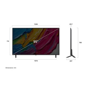 LG LG 55'' (139 cm) 4K HDR Smart QNED TV, 2025 (R) 55QNED80A3A