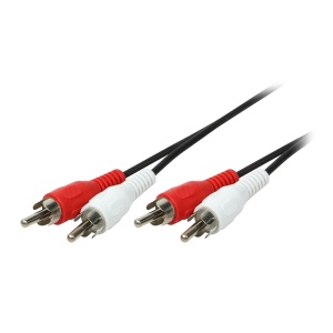 LogiLink audio kabl 2xRCA/M - 2xRCA/M, činč 5.0 m