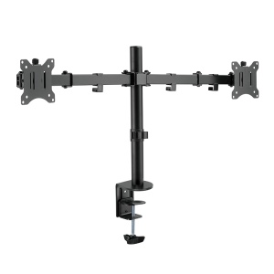 Logilink nosač za 2 monitora, 17-32", čelik, 360°, VESA 75 i 100 - Img 1