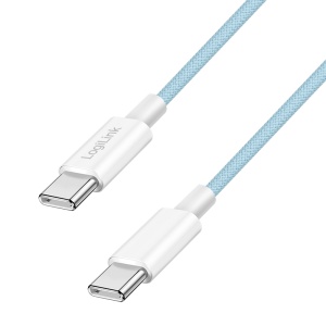 Logilink USB 2.0 Type C - C, M/M, plava, 1.0m - Img 1