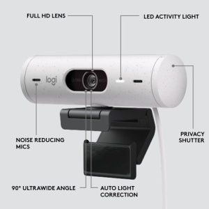 Logitech Brio 500 Off-White * - Img 3