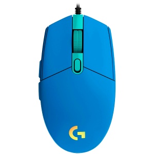 LOGITECH G102 LIGHTSYNC Corded Gaming Mouse - BLUE - USB - EER 910-005801