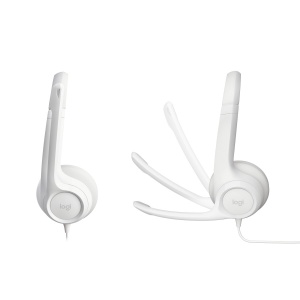 Logitech H390 ClearChat Comfort USB Headset White - Img 2