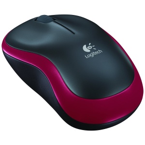 LOGITECH M185 Wireless Mouse - RED - EWR2 910-002237