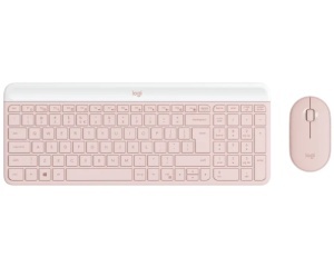 LOGITECH MK470 Wireless Desktop US Roze tastatura + miš *