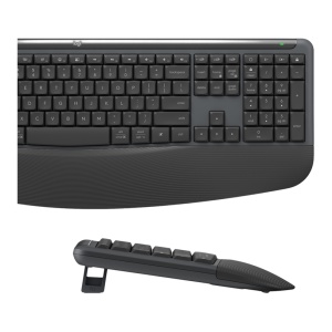 Logitech MK880 Signature Comfort Plus Wireless Desktop US, Graphite - Img 2