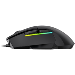 LORGAR Jetter 357, gaming mouse, Optical Gaming Mouse with 6 programmable buttons, Pixart ATG4090 sensor, DPI can be up to 8000, 30 million times key life, 1.8m PVC USB cable, Matt UV coating and RGB lights with 4 LED flowing mode, size:124.90*71.65*41.36 - Img 3