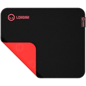 Lorgar Main 323, Gaming mouse pad, Precise control surface, Red anti-slip rubber base, size: 360mm x 300mm x 3mm, weight 0.21kg LRG-GMP323 - Img 2
