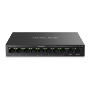 Mercusys MS110CMP V1.0, 8-Port 10/100Mbps + 2-Port Gbit Desktop Switch with 8-Port PoE+ - Img 3