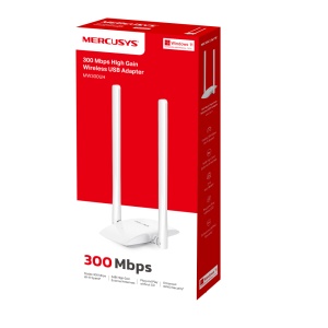 Mercusys MW300UH V2.0, 300Mbps High Gain Wireless USB Adapter, 2 x 5dbi antena - Img 3
