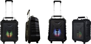 Microlab TL20 karaoke zvucnik 200W, Bluetooth, LED, 12V/4500mAh, Aux, USB, microSD, FM RADIO,Mic*2 - Img 3