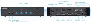 Mini PC Asus PN43-B 2S N100 DDR4/SSD M.2/DP/HDMI/WiFi6/BT5.2 90MR0172-M00030 Barebone * - Img 2
