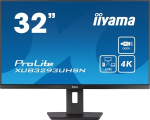 Monitor 31.5" Iiyama XUB3293UHSN-B5 IPS 3840x2160/60Hz/4ms/HDMI/DP/USB/RJ45/zvuč - Img 4