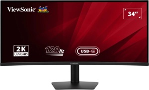 Monitor 34 Viewsonic VA3420C 3440x1440/UWQHD/IPS/21:9/1ms/120Hz/2xHDMI/DP/3xUSB/USB-C/zvučnic/curved - Img 1