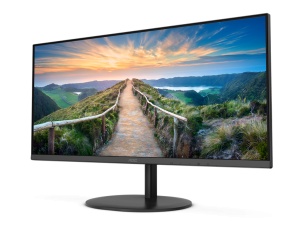 Monitor AOC Q27V4EA 27"/IPS/2560x1440/75Hz/4ms GtG/HDMI,DP/adaptive sync/zvucnici/VESA/crna - Img 2